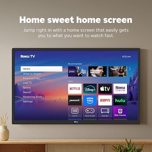 Roku Smart TV 2025 – 32-Inch Select Series, 1080p Full HD TV – Roku TV with Voice Remote – Flat Screen LED Television with Wi-Fi for Streaming Live Local News, Sports, Family Entertainment thumbnail 8