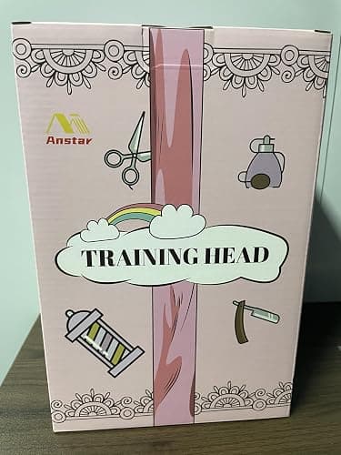 24" Hairdressing Head, Mannequin Head with Synthetic Fiber Hair Manikin Practcie Training head for Hair Styling Blonde Gradient Styling Head with Clamp Hair Braid Accessoires Set thumbnail 10