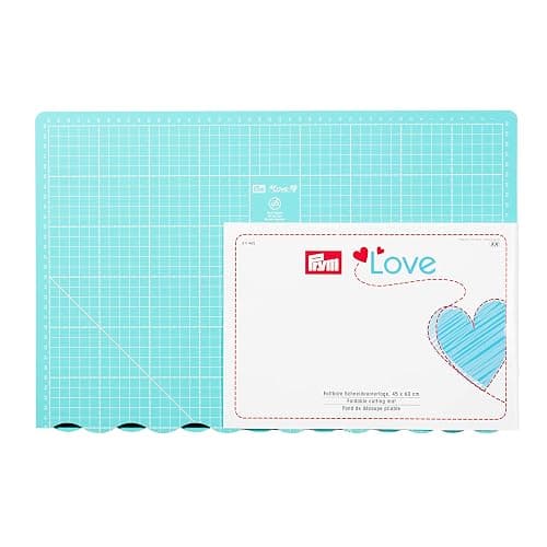 Prym Love-Tappetino da Taglio Pieghevole, 45 x 60 cm, Materiale Sintetico, Turchese, 48.5 x 32.200000000000003 x 1.2 cm thumbnail 6