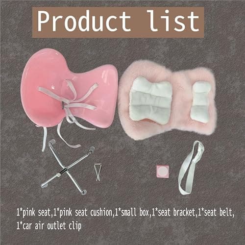 Accessories for 10-17cm Doll,Car Air Conditioner Air Outlet Decoration compatitable with Plush Doll,Cute Car Outlet Decoration Interior Accessories thumbnail 4