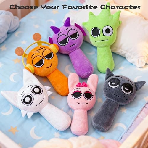 BESTVIVE Plush Figure Toys for Kids, 6PCS Horror Games Plushies Toy for Fans Soft Stuffed Animal Pillows Doll Christmas thumbnail 6