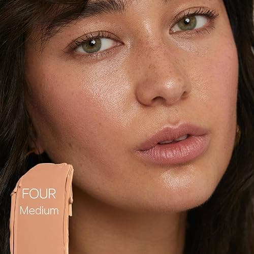 Saie Slip Tint Tinted Moisturizer with SPF 35 - Light Coverage, Glowy Skin Tint & Mineral Sunscreen for Face with Hydrating Hyaluronic Acid - Summer Makeup Essential - Shade Four (1.35 oz) thumbnail 3