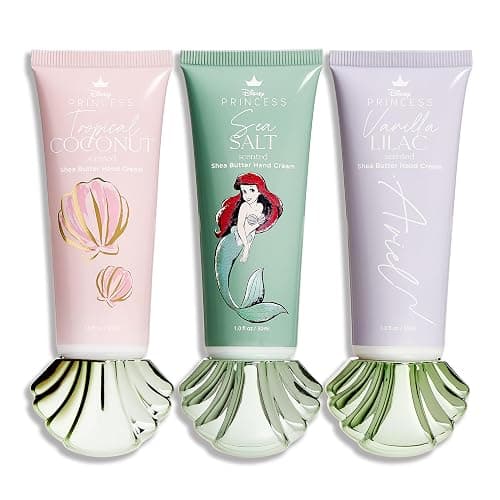 Belle Maison Disney Mermaid Ariel 3pc Hand Cream Set - Tropical Coconut, Sea Salt, Vanilla Lilac Scented, 30 ML / 1.01 FL OZ Each, Hand Cream Set thumbnail 2
