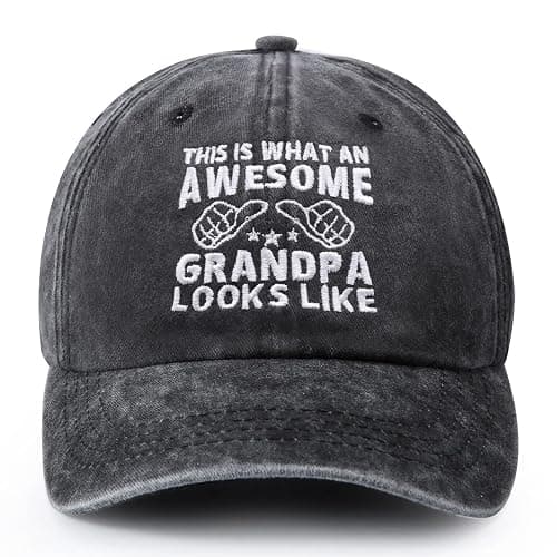 Grandpa Gifts - Hats for Men, Birthday Fathers Grandparents Gifts for Grandfather - Image 1