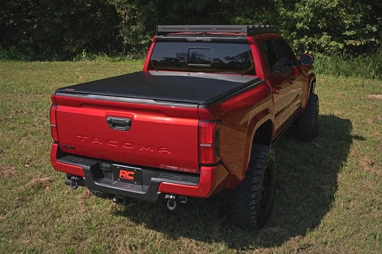 Rough Country Soft Roll Up Truck Bed Tonneau Cover for Toyota Tacoma (2024-2025) - Fits 5' (60") Bed, Weather-Resistant Roll Up Bed Cover thumbnail 8