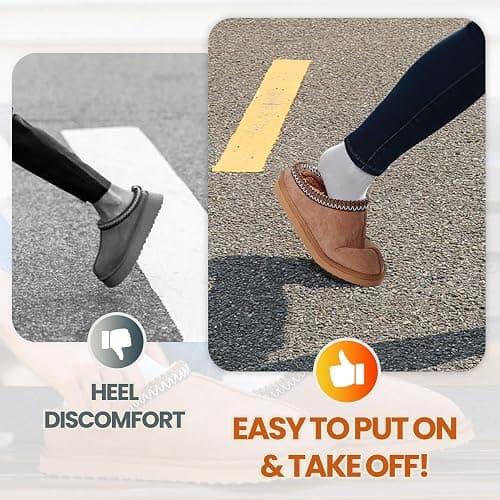 Gdazzio Women's Slippers Fuzzy Cozy Short Ankle Shoes Indoor and Outdoor Mules Furry Warm House Slippers for Woman Cute Fluffy Clogs thumbnail 7