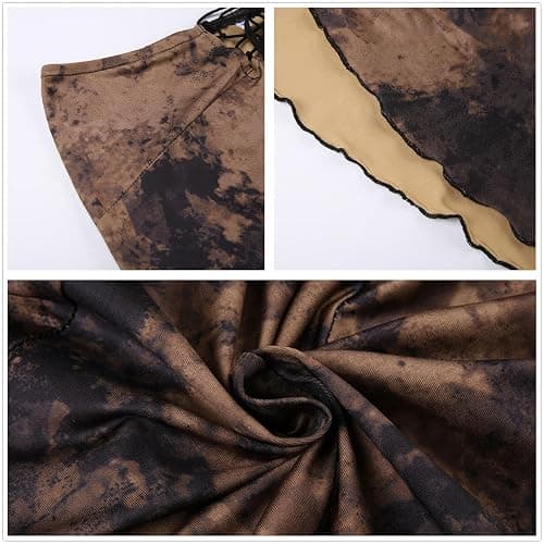 Allpunkall Fairy Grunge Skirt for Women Punk Y2k Goth Emo Rave Harajuku Festival thumbnail 6