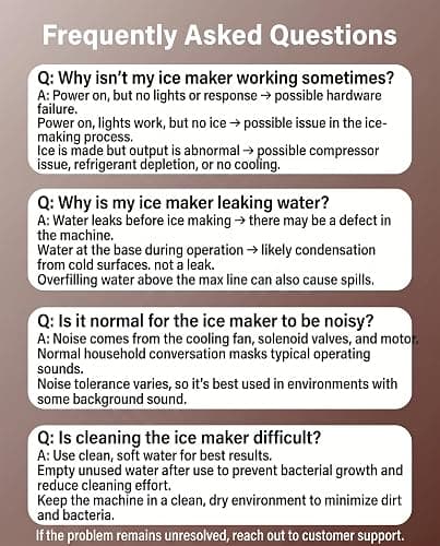 Nugget Ice Maker Countertop, Silonn Chewable Pellet Ice Machine with Self-Cleanin Function, 36lbs/24H Portable Ice Makers for Home Kitchen Officce, Black thumbnail 8