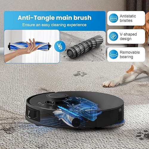 22 Pcs Accesories Kit for ECOVACS DEEBOT T30S / T30S PRO / T30S AI / T30S AI CARE Vacuum, Replacement Parts Include 1Rubber Brush, 4 Filters, 6 Pads, 6 T30S Dust Bag, 4 Side Brush and 1 Cleaning Tool thumbnail 4
