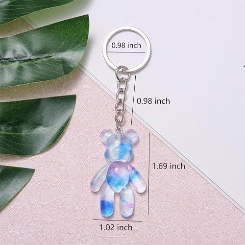 Aesnefe Pocket Worry Bear Hug, Anxiety Relief Keepsake, Mental Health Encouragement Gift, Emotional Support Token, Stress Comfort Gift for Teens & Adults, Light Blue thumbnail 3