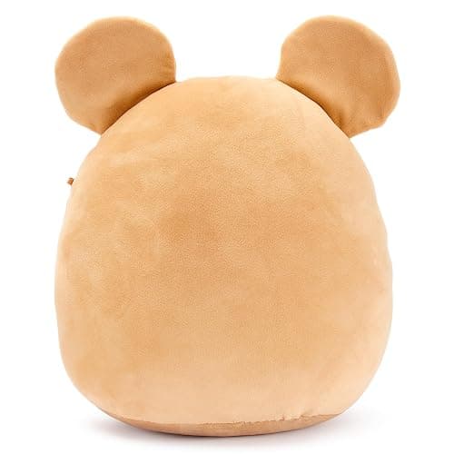 Disney Store Official Mickey Mouse Gingerbread Squishmallows Plush - 10 Inch Disney Christmas Stuffed Animal with Embroidered Features, Detailed Plush Sculpting and Soft Squishy Fill thumbnail 4