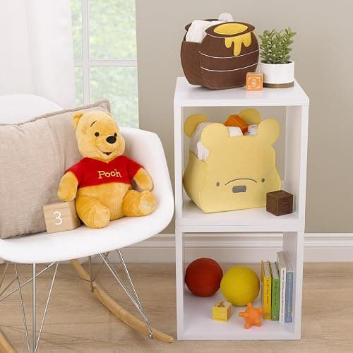 NoJo Disney Winnie The Pooh and Hunny Pot Yellow and Brown Two Piece Felt Storage Caddy - 1 Large, 1 Small thumbnail 6