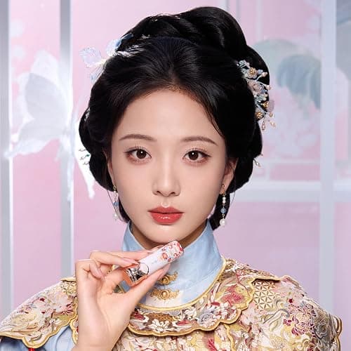 Flower Knows Butterfly Cloud Collar Glossy Lipstick,Hydrating Solid Lip Gloss,Moisturizing Red Tinted Lip Balm,Long Lasting Lip Gloss in Balm for Girls&Women,(C08 Sunset Clouds) thumbnail 6
