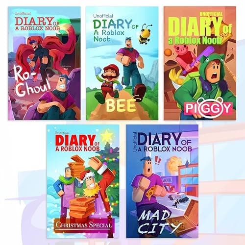 Diary of a Roblox Noob (Part 1): 5 Video Game Adventure Stories - Independent & Unofficial Roblox Series for Boys & Girls [paperback] thumbnail 5