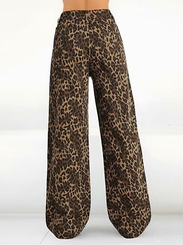 EMMIOL Women's 2026 Wide Leg Jeans Distress Mid Waist Denim Pants Vintage Y2K Trousers thumbnail 4