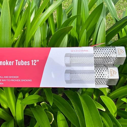 LIZZQ Premium Pellet Smoker Tube 12" (Set of 2) - 5 Hours of Billowing Smoke, Hot or Cold Smoking, for Any Grill or Smoker, An Easy and Safe Way to Provide Smoking, Free eBook Grilling Ideas & Recipes thumbnail 10