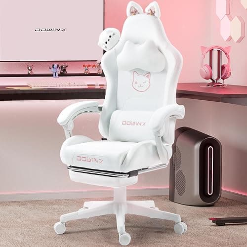 White gaming chair - Image 1