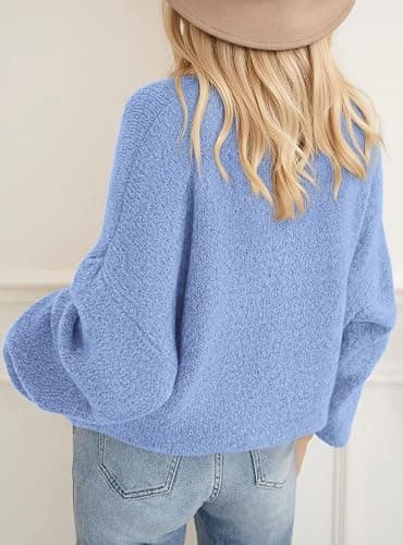 PRETTYGARDEN Women's Fall Oversized Sweaters Dressy Casual Long Sleeve Chunky Knit Winter Pullover Tops 2026 Holiday Outfits thumbnail 5