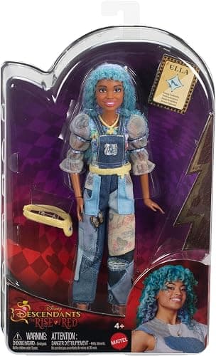 Mattel Disney Descendants: The Rise of Red Fashion Doll & Accessory - Ella, Young Cinderella with Movie-Inspired Clothes thumbnail 6
