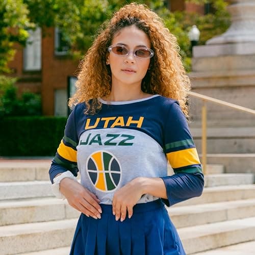 Ultra Game Women's NBA Official Standard T Raglan Baseball 3/4 Long Sleeve Tee Shirt thumbnail 4