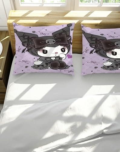 SIGOSR Quilt Cover with 3D Print Bedding Quilt Cover Set Bedding Set with Pillowcase Decor Bedspread Cover for Kid Teen(1 Duvet Cover & 2 Pillowcases)-Full thumbnail 3