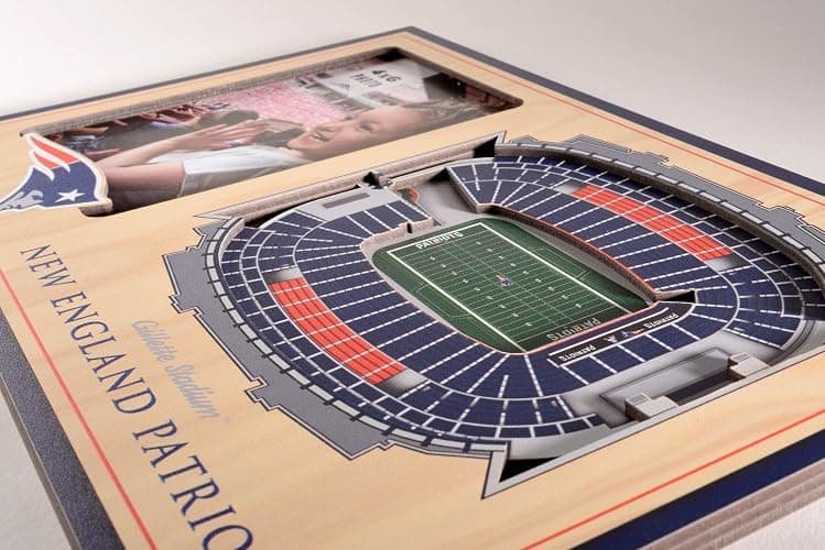 YouTheFan NFL New England Patriots 3D StadiumViews Picture Frame thumbnail 3