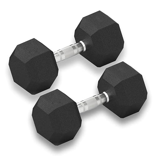 ZENO Dumbbells Set | Weights Dumbbells Set | Metal Dumbbells Pair | Hex Dumbbells For Workouts | Dumbbell Set For Home Training & Gym | Weights Set | Anti Slip & Anti Roll thumbnail 8