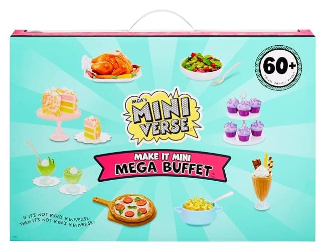 MGA's Miniverse Make It Mini Mega Buffet, Mini Collectibles, DIY, Resin Play, Replica Foods, NOT Edible, Collectors, 8+ thumbnail 6