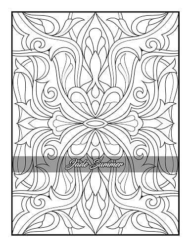 100 Amazing Patterns: An Adult Coloring Book with Fun, Easy, and Relaxing Coloring Pages thumbnail 61