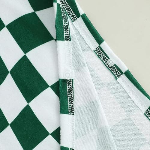Baby Girls Boys Hooded Terry Beach Swimsuit Cover Up Toddler Baby Pool Bath Poncho Cloak Bathing Suit Cover-Up - Checkerboard Navy Green - 6-12 Months thumbnail 6