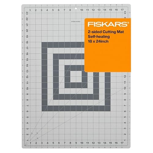 Fiskars Self Healing Cutting Mat for Quilting, Arts and Crafts, 18" x 24" Grid, Sewing Mat, Craft Cutting Board, Sewing Supplies and Quilting Tools - Image 1