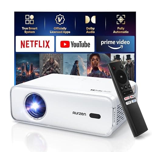 Weiß - Smart Beamer Projektor 4K  - Image 1