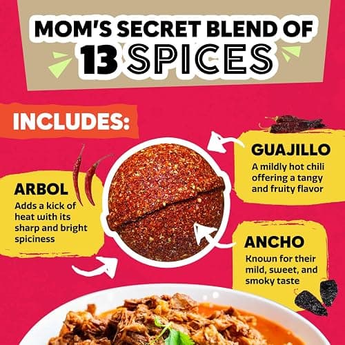 EZ Bombs Birria Bomb Seasoning, Pack of 2 – Authentic Mexican Spice Mix for Tacos, Burritos, Nachos, and Quesadillas – Made with Real Chiles, Herbs, and Spices for Quick and Flavorful Meals thumbnail 4