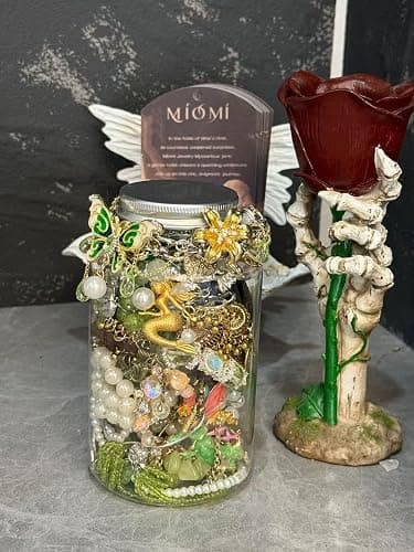 mystery jewelry jar custom mystery jewelry jar vintage whimsical fairy gothic thumbnail 7