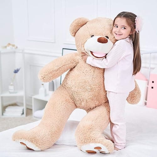 IKASA Giant Teddy Bear Plush Toy Stuffed Animals (Brown, 100cm) thumbnail 6