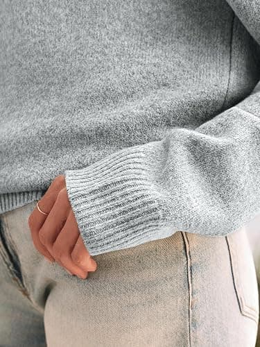 LILLUSORY Womens Off The Shoulder Sweater Oversized Batwing Sleeve Loose Pullover Sweaters Tops thumbnail 5