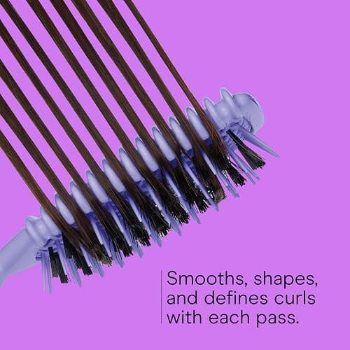 Conair Curl Define Pro Detangler Brush for Curly Hair, Dual-Vent Design with Continuous Grooves, Mixed Bristles for Frizz-Free Detangling, Smoothing, and Curl Definition thumbnail 4