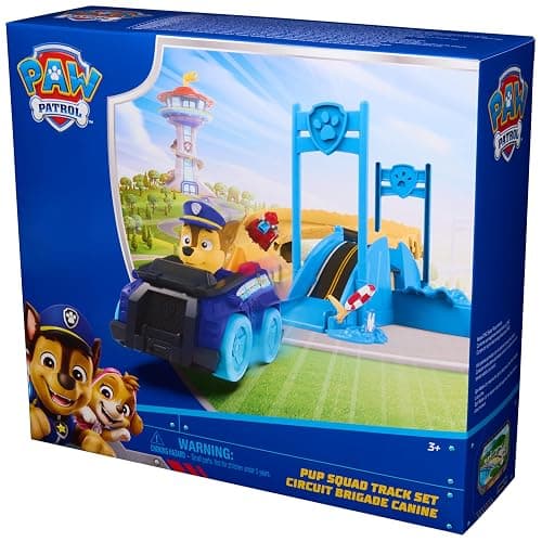 PAW Patrol Pup Squad Track Set, Looping Track Playset & Vehicle Launcher with Chase & Marshall Toy Cars, Kids Toys for Boys & Girls Ages 3 and Up thumbnail 7