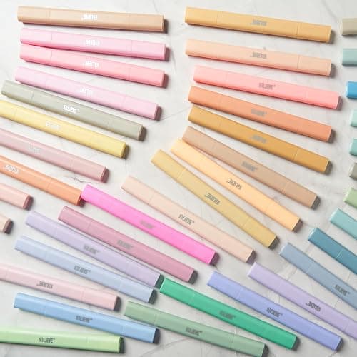 BLIEVE- Aesthetic Bible Highlighters No Bleed Through Assorted Colors, Cute Highlighter Dual Tip For Journaling Supplies And School Accessories, Bible Highlighters And Pens No Bleed (40 PACK) thumbnail 8