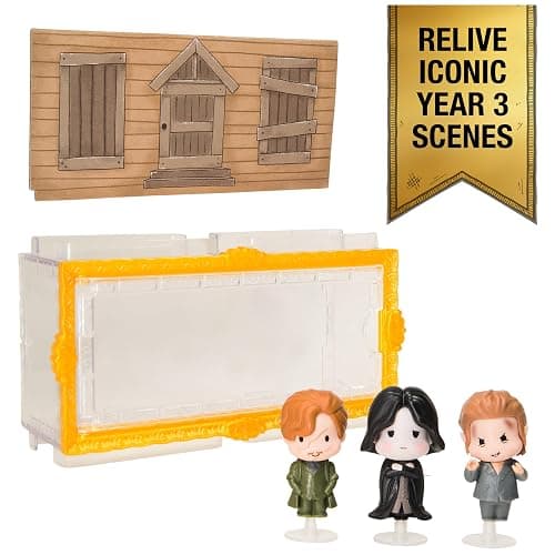 Wizarding World Micro Magical Moments Prisoner of Azkaban Set, Ages 6+ | Lupin, Snape & Peter Pettigrew, 1.5-INCH Figures & Display Case, Recreate Movie Moments, Pretend Play, Gift for Kids thumbnail 3