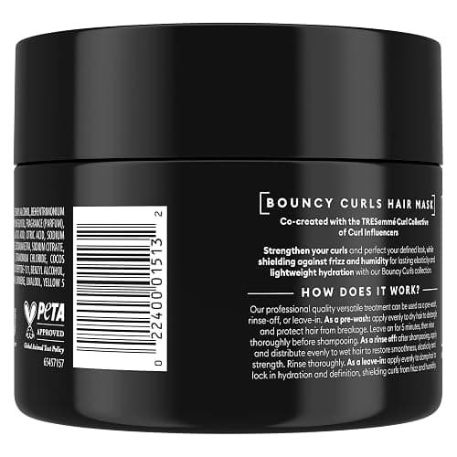 TRESemmé Multi-Tasking Hair Mask 1 ct Bouncy Curls to Lightweight + Hydrate, Strengthen & Define, with Peptide Blend, 8 fl oz thumbnail 2