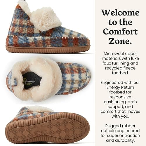 Dearfoams Women's Moritz Mountain Energy Return Technology Bootie thumbnail 3