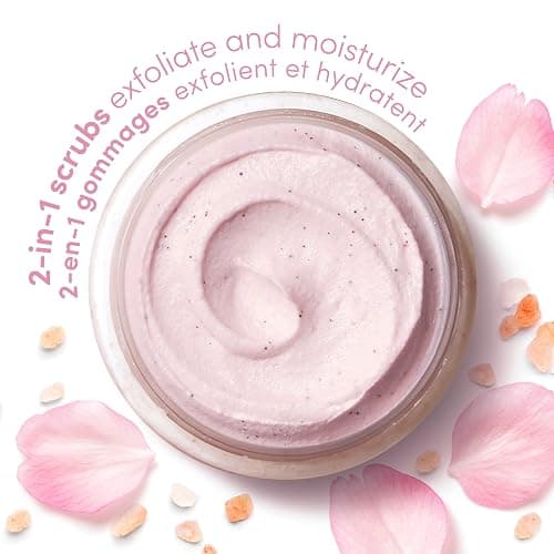 Dove pH Balanced Body Scrub, with Naturally-Derived and Sulfate-Free Cleansers, Himalayan Salt & Rose Oil, 425 g thumbnail 4