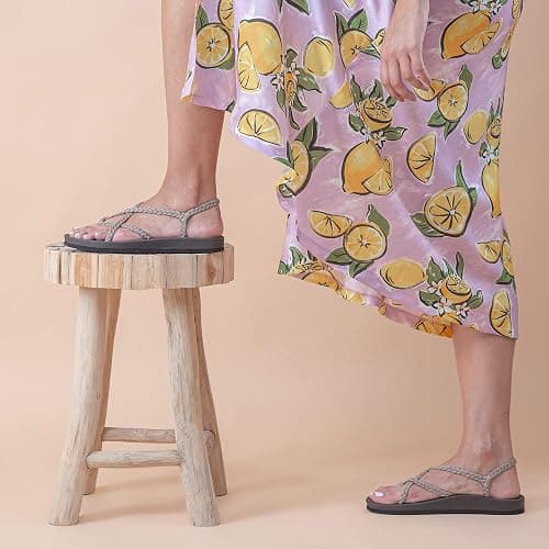Plaka Lagoon Arch Support Sandals for Women - Comfort Collection, Strappy Braided & Water-Resistant Design - Ideal for Walking, Beach & Summer Use - High-Quality Patented Sole thumbnail 3