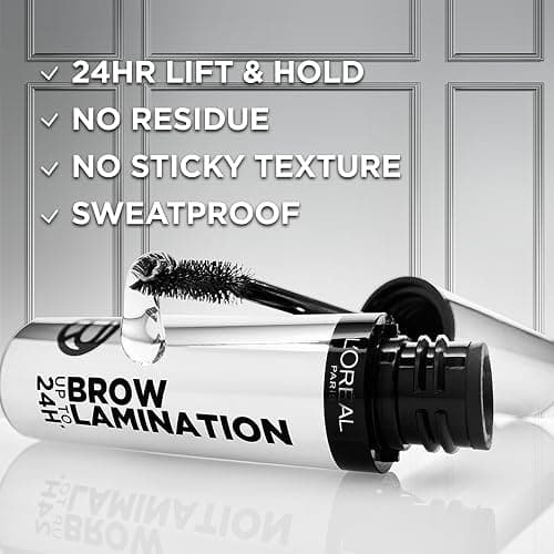 L’Oreal Paris Infallible 24H Brow Lamination, Eyebrow Gel, Lift & Laminate Eyebrows, Transparent Gel, 5ml thumbnail 2