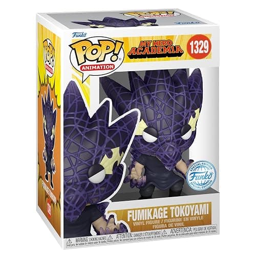 Funko Pop! Animation: My Hero Academia - Fumikage Tokoyami Special Edition Multicolor Exclusive Vinyl Figure #1329 - Image 1