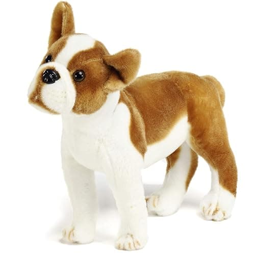 TigerHart Bobby The Boston Terrier Boxer - 14.5 Inch Large Dog Stuffed Animal Plush - Image 1