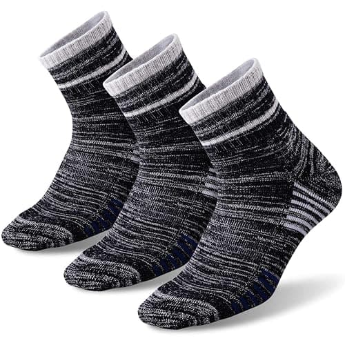 FEIDEER Men's Hiking Walking Socks, Multi-Pack Wicking Cushioned Outdoor Recreation Hiking Socks - Image 1