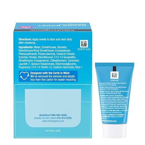 Neutrogena Hydro Boost Water Gel, Hyaluronic Acid Facial Moisturizer for Normal to Oily Skin, Hydrating Face Moisturizer, 1.7 fl. oz + Trial Size Hydro Boost Facial Cleanser, 0.5 fl. oz thumbnail 10