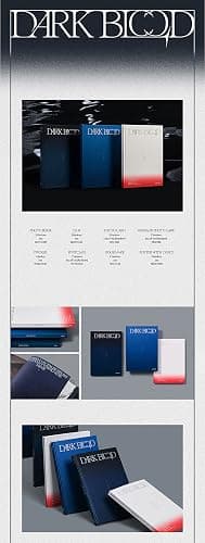 EN HYPEN : DARK BLOOD (HALF Version) 4th Mini Album CD-R+Photobook+Photocard+Message Photocard+Sticker+Postcard+Bookmark+Poster with Lyrics thumbnail 2